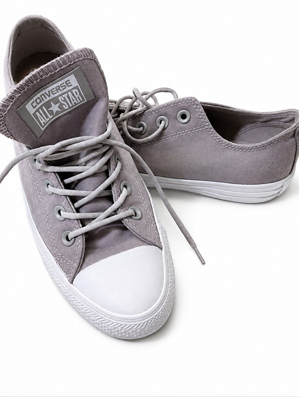 Converse Women’s Low-Top Canvas Sneakers - Taupe Tan women size 9 chucks